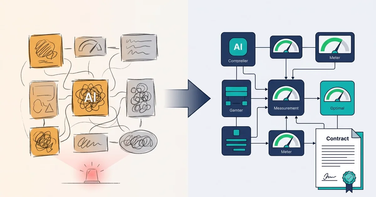 Before and after comparison of an AI skill measured across five quality dimensions