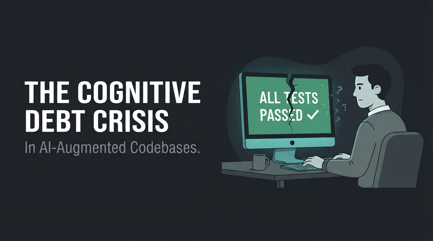 The Cognitive Debt Crisis in AI-Augmented Codebases