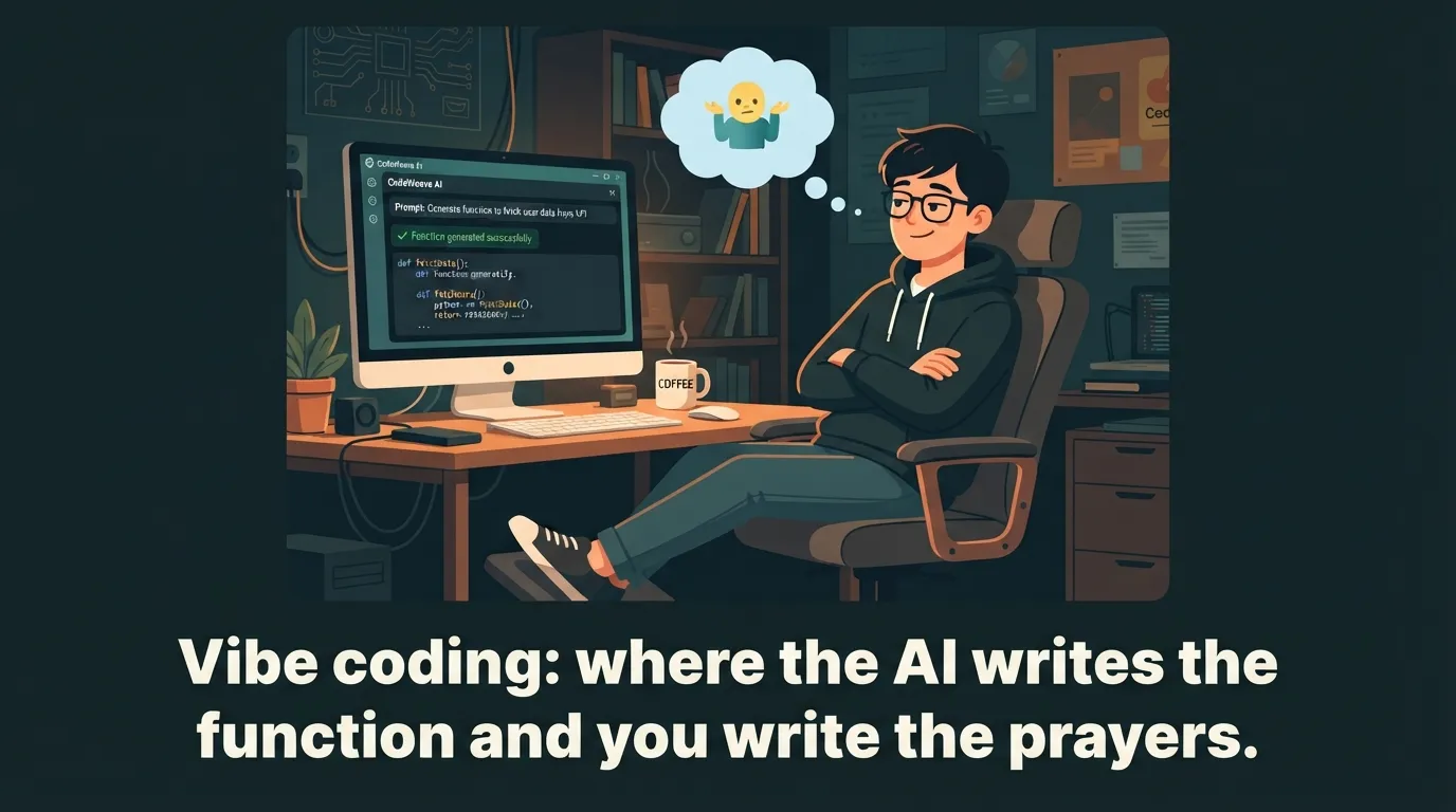 Vibe coding illustration